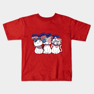 God Bless Ameowica Kids T-Shirt